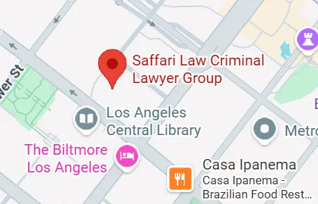 Los Angeles office map
